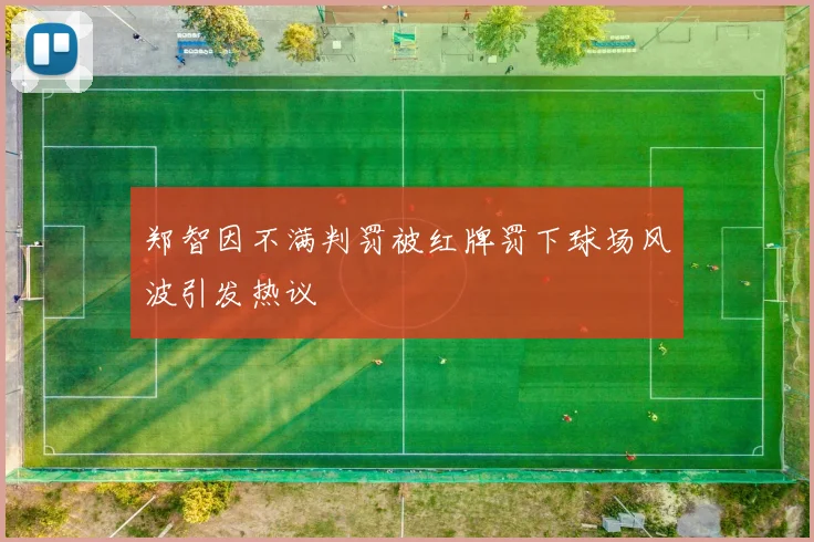 郑智因不满判罚被红牌罚下球场风波引发热议